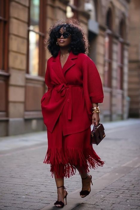 look natal vermelho